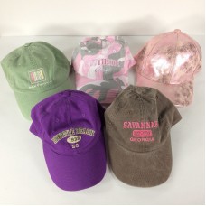 LOT 5 Mujer&apos;s Hats Baseball Caps Beach Pink Purple Green Brown Adjustable Strap  eb-67291777
